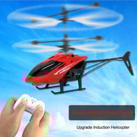 طائرة هليكوبتر صغيرة مع جهاز تحكم عن بُعد وإضاءة و...