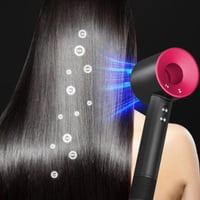 مجفف شعر بقوة 1500 واط و5 رؤوس مختلفة لتجفيف وتصفي...