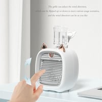 مروحة الهواء المحمولة بمنفذ USB لترطيب وتنقية الهو...