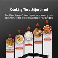 طنجرة الضغط الكهربائية بقوة 1050 واط وسعة 6 لتر (...