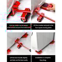 مجموعة أدوات لرفع ونقل الأثاث الثقيل والأجهزة المن...