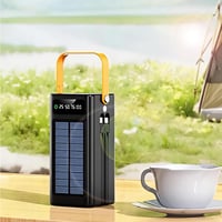 باور بانك DENX DX437 شمسي 60000mAh مع مصباح LED وح...