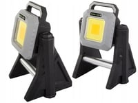 كشاف LED متعدد الوظائف مع قاعدة تلسكوبية قابل لإعا...