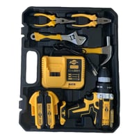 طقم مثقاب لاسلكي DENX DX3329 ببطارية ليثيوم 21 فول...