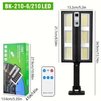 كشاف طاقة شمسية بحساس حركة 50 واط مع ريموت مقاوم ل...