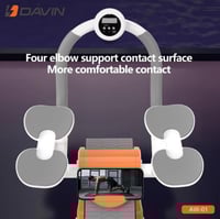 عجلة تمارين البطن المزدوجة - 4 مسند