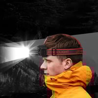 مصباح الرأس الذكي P-T51 بإضاءة LED قوية وشحن USB و...