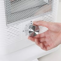 دفاية كهربائية DENX DX2629 قوية 2000 واط بمؤقت وعج...