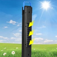 مصباح طوارئ LED متعدد المصادر HS-8035B قابل للشحن...