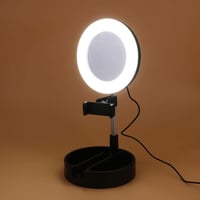 حامل ثلاثي للهواتف الخلوية ومصباح سطح المكتب للاست...