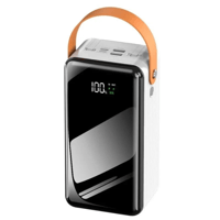 باور بنك بسعة 50000 مللي أمبير مع كابلين للشحن ومن...