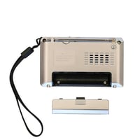 راديو الجيب R-698 المحمول بمخرج سماعات للأذن ودعم...