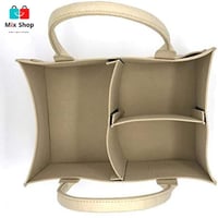 حقيبة تخزين حفاضات الأطفال من اللباد لون موكا