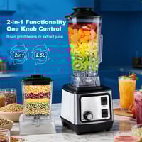 عصّارة وخلاط 2 في 1 NEW GOLDEN CREAT 8500 واط سعة...