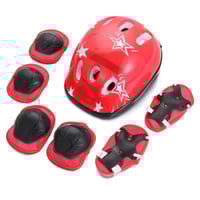 مجموعة حماية شاملة للأطفال خوذة ووسائد واقية متكام...