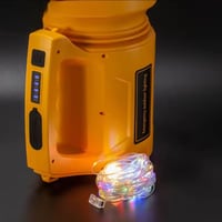 كشاف يدوي W5207-2 مع إضاءة RGB متعددة الألوان مقاو...