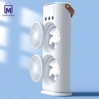 مروحة رذاذ مزدوجة 2 في 1 DENX DX2608 بدوران 90° وت...