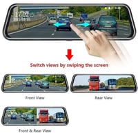 داش كام DENX DX2257 بدقة 4K مع شاشة لمس 10 بوصة، ر...