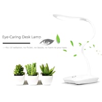 مصباح طاولة LED أبيض خفيف قابل لإعادة الشحن عبر US...