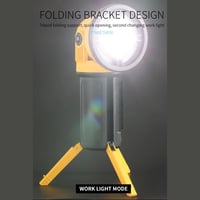 مصباح يدوي COB محمول W5164-3 ذو نطاق طويل وشحن USB...