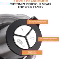 كبة لحم Pr165 متعددة الوظائف بقوة 300 واط وسعة 3 ل...