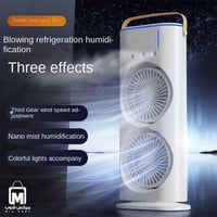 مروحة رذاذ مزدوجة 2 في 1 DENX DX2608 بدوران 90° وت...