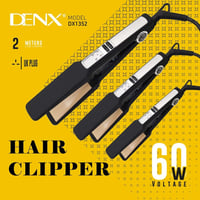 مكواة الشعر (Dx1352) 220 فولت بطلاء مطاطي اسود