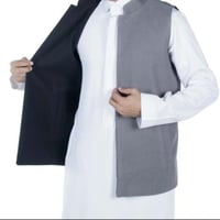 سديري دبل فيس رصاصي فاتح و أسود c1