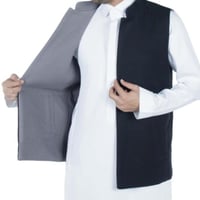 سديري دبل فيس رصاصي فاتح و أسود c1