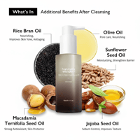 زيت التنظيف العميق المرطب بالأرز الأسود من هاروهار...