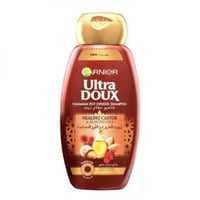 غارنييه الترا دوا شامبو بزيت الخروع واللوز 600 مل