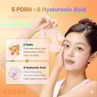 قناع هيدروجيل مرطب حيوي 5 PDRN + حمض الهيالورونيك...