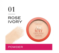 بودرة مضغوطة اير مات من برجوا -01 روز ايفوري