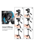 حامل ثلاثي القوائم NP8850 قابل للتمديد بتصميم قوي...