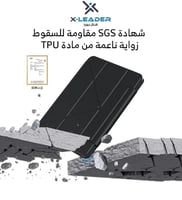 X-LEADER من iPad حافظة ذكية قابلة للطي والدوران 36...