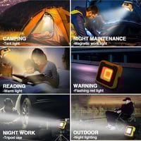 اضائة فيرتك Lumi X LED قابل لاعادة الشحن، 1000 لوم...