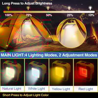 اضائة فيرتك Lumi X LED قابل لاعادة الشحن، 1000 لوم...