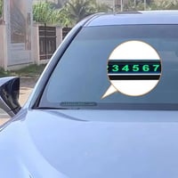 بطاقة رقم هاتف وقوف سيارة