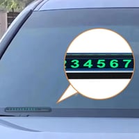 بطاقة رقم هاتف وقوف سيارة