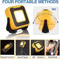 اضائة فيرتك Lumi X LED قابل لاعادة الشحن، 1000 لوم...