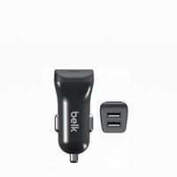 راس شاحن سيارة مخرجين USB بقوة 24 واط ماركة Belk