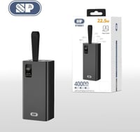 باور بانك اس بي 40000 دي 22.5 واط + USB 4 مع شاشة...