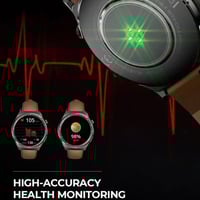 اوكي، ساعة 2 الترا الذكية ، سير مزدوج، بني واسود