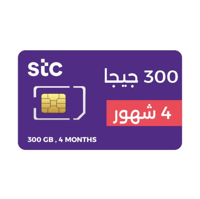 شريحة STC كويك نت 300 لمدة 4 شهور