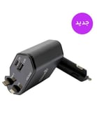 Tiknal شاحن سيارة 4 في 1، 120 واط، PD، USB-C + USB...
