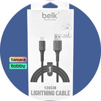 كيبل شاحن ايفون USB بطول 1.20م belk