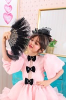 فستان اورقنزا أنيق ب فيونكات مخمل مرصعة بـ كرستال...