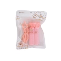 1126 لفافتين مع مشبكين وردية