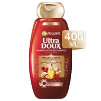 الترا دوا جارنير شامبو للشعر الضعيف بزيت الخروع وا...