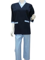 طقم لبس عاملات كتان